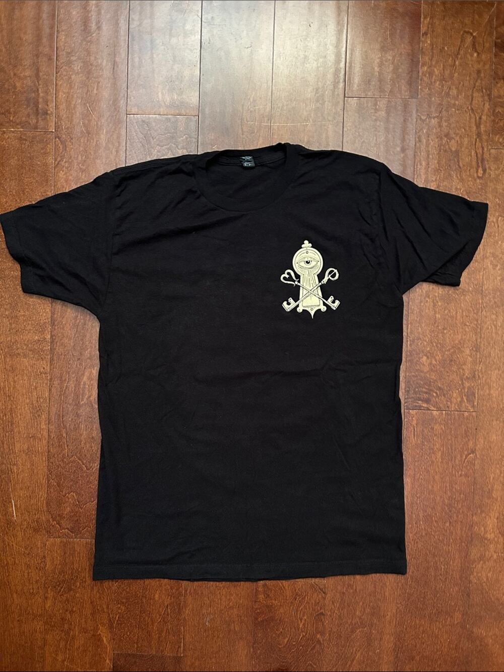 Mayday Parade Black Short-Sleeve Crew Tee, Size Large
